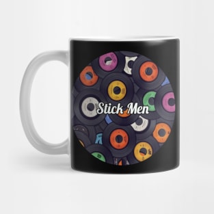 Stick Men / Vinyl Records Style Mug